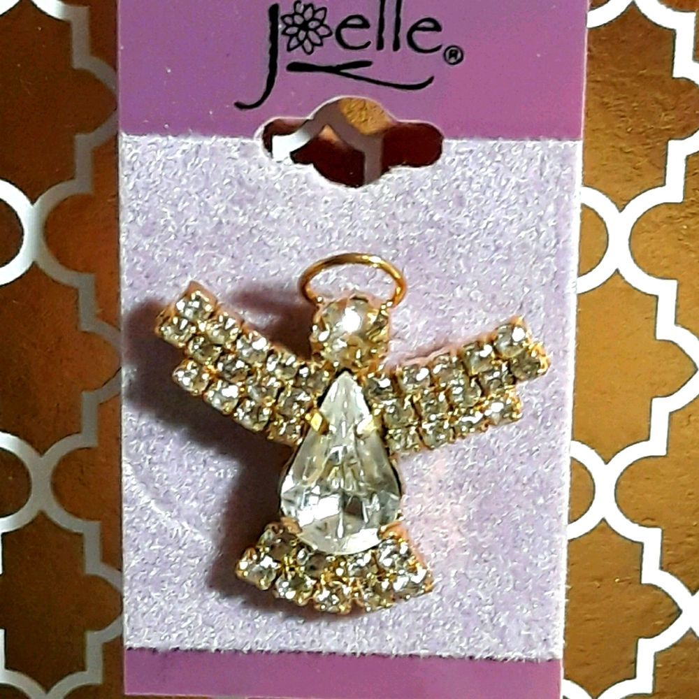 Holiday angel brooch. #2